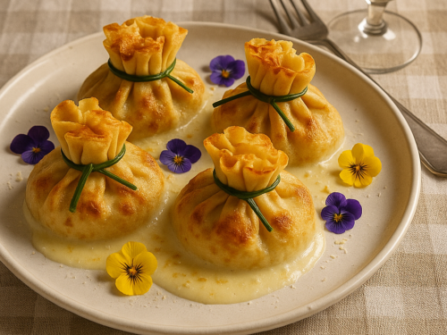 Fagottini di crespelle, piccoli scrigni di gusto